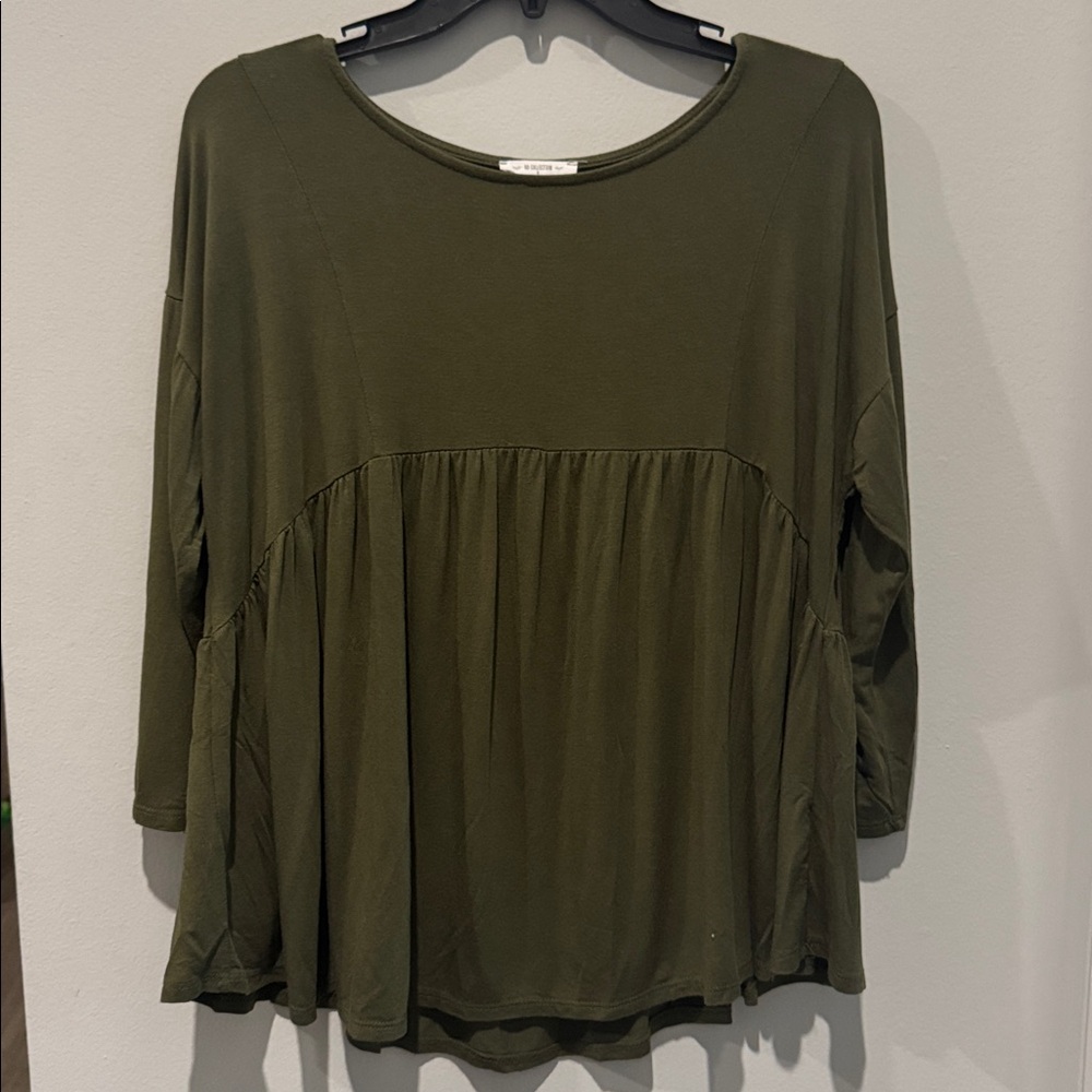 Olive Green Blouse